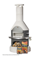 Buschbeck Rondo Outdoor Fireplace Grey
