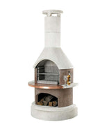 Buschbeck Rondo Outdoor Fireplace Mocha