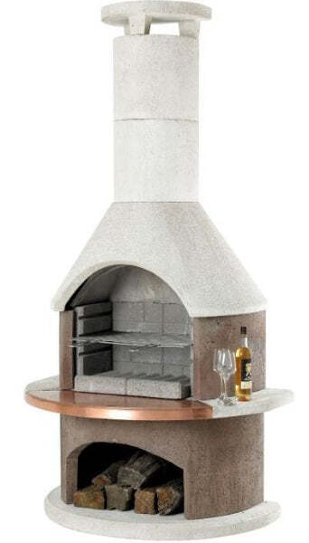 Buschbeck Rondo Outdoor Fireplace Mocha