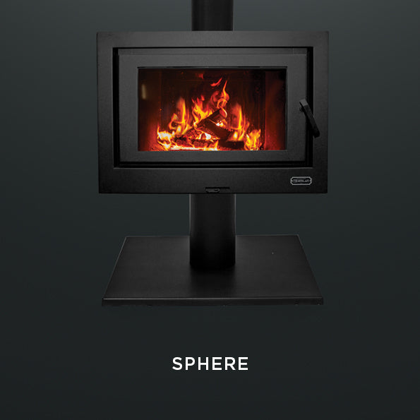 Kemlan Cube Freestander w/Sphere Base - Black