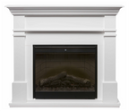 Dimplex 2kw Kenton White Mantle w/LED Firebox