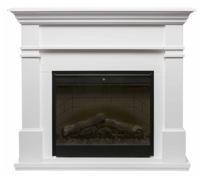 Dimplex 2kw Kenton White Mantle w/LED Firebox