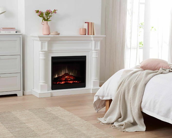 Dimplex 2kw Winston Mantle wLED Firebox