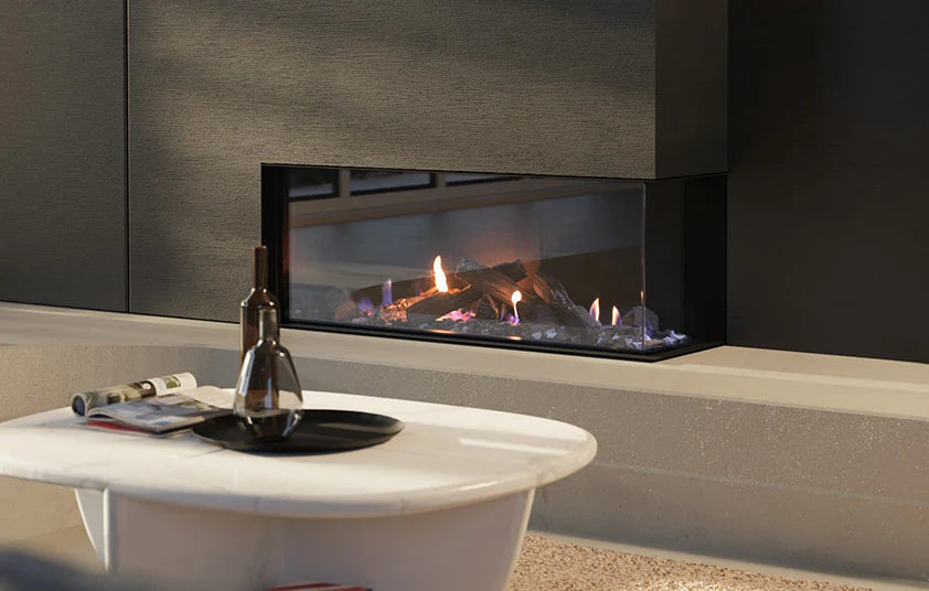 Escea DN1150 G3 Corner Right Fireplace NG