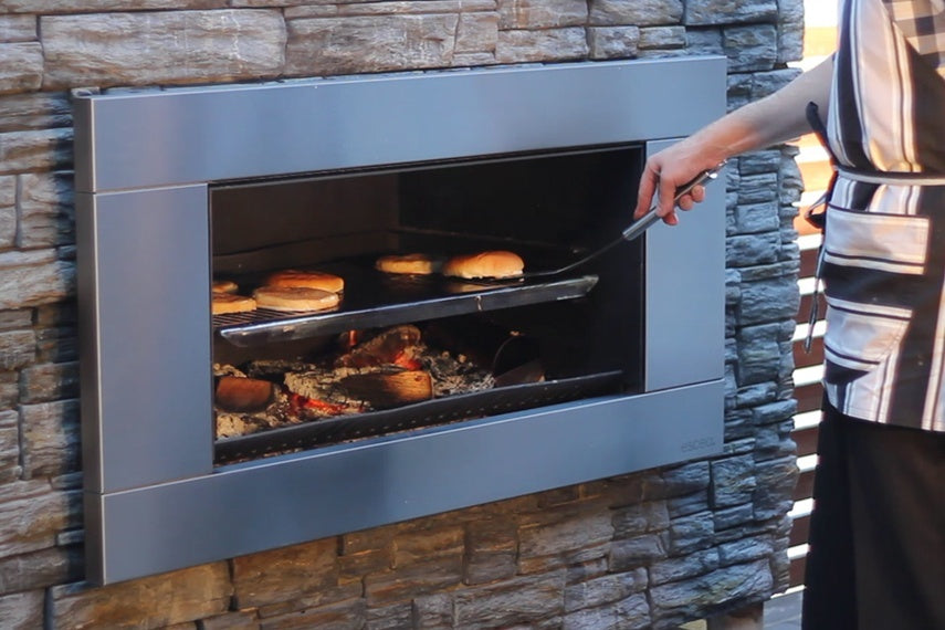Escea EW5000 Outdoor Wood Fire - with cooking grate