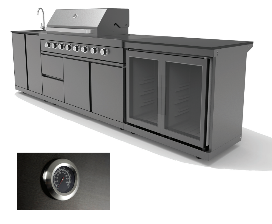 Euro Modular Stainless Steel Kitchen - OGGI