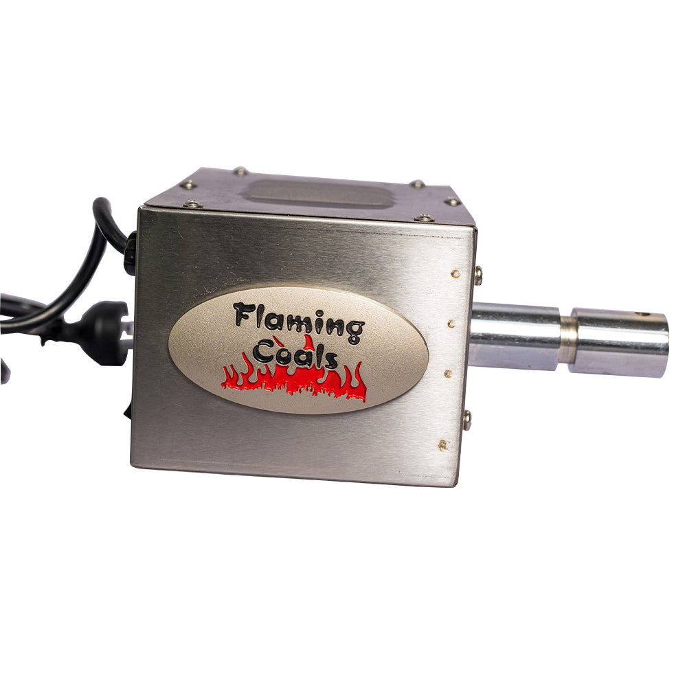 Flaming Coals BBQ Spit Rotisserie Set - 12/240v 20kg rated motor