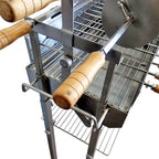 Flaming Coals Deluxe Cyprus Grill Spit S/S 1x15kg Motor, 1 x 13kg Motor