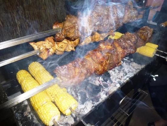 Flaming Coals Deluxe Cyprus Grill Spit S/S 1x15kg Motor, 1 x 13kg Motor