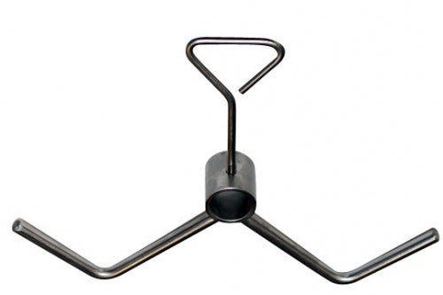 Flaming Coals Spit Roast Leg Bracket - 28mm round