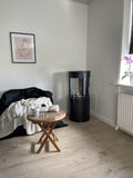 Foco Colombus F/S Bioethanol Fireplace w 360 View - Black