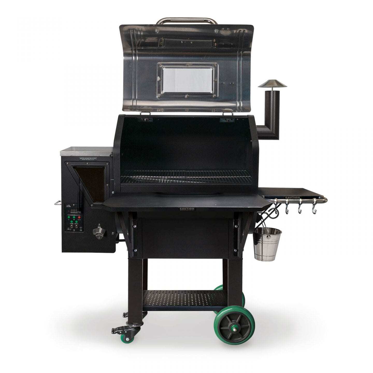 ZZ_GMG Ledge Prime Wifi Pellet Grill SS Hood (DB)