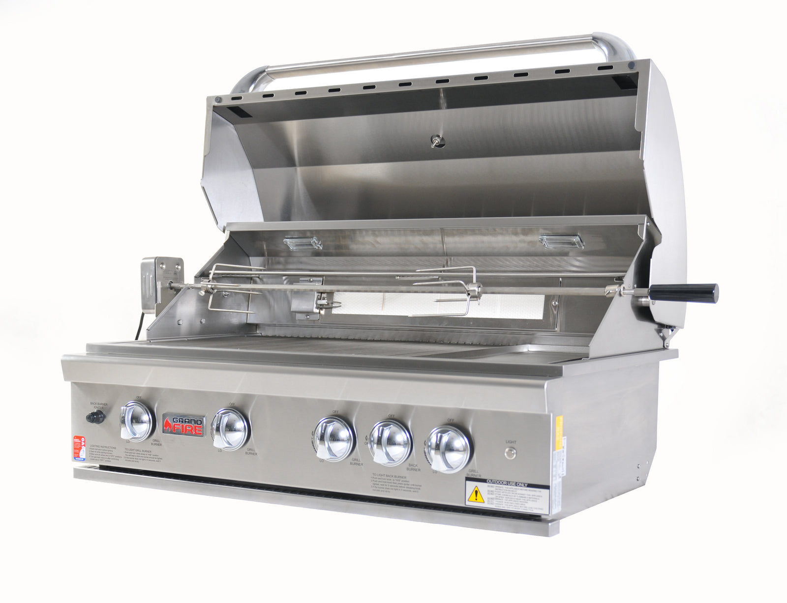 GrandFire Classic 38 Built In BBQ LPG with Sear Burner