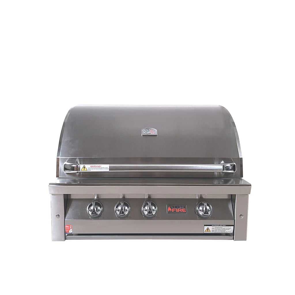 Grandfire Deluxe 36 In-Built BBQ LPG
