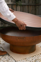 Hark Rory 80 Corten Steel Fire Pit