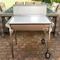 Heatlie 1150 SS with 5mm MS Plate SS Burners Mobile with Lid LPG