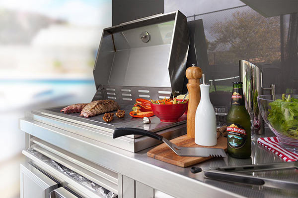 Heatlie Island Gourmet Elite 600 5mm Mild Steel Plate LPG