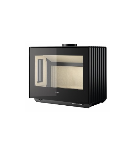 Hergom Glance L Freestanding Wood Fire inc Heatshield