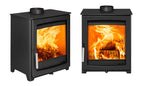 Hunter Stoves - Parkway Aspect 5 Eco Fireplace | Standard Legs & Black Handle