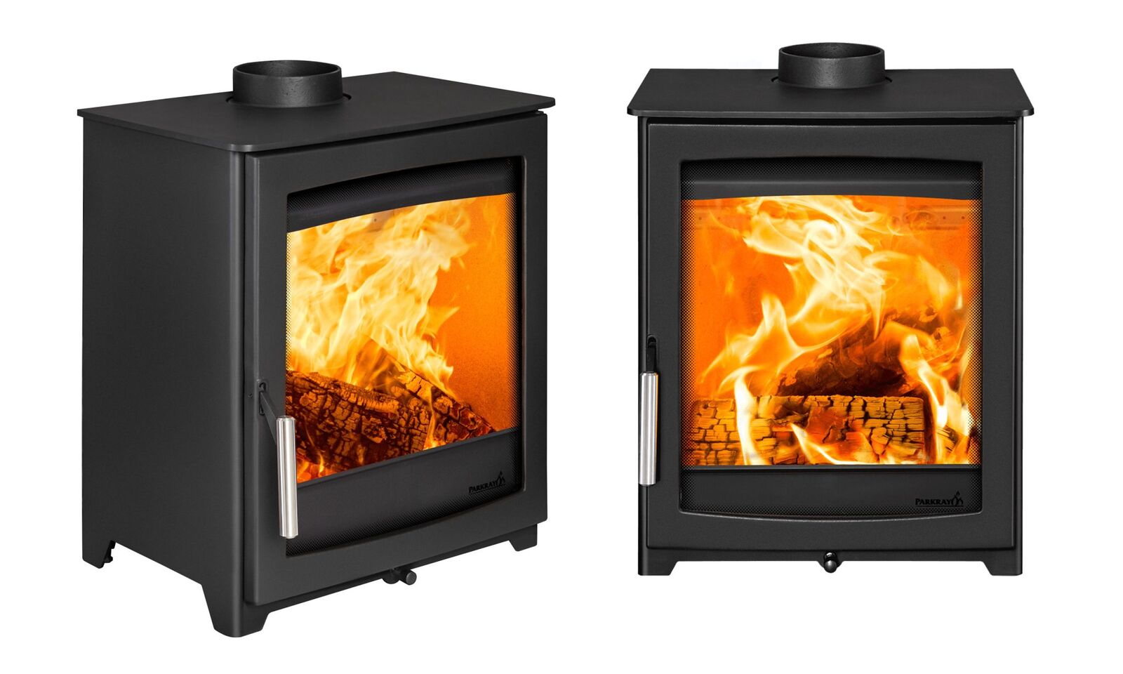 Hunter Stoves - Parkway Aspect 5 Eco Fireplace | Standard Legs & Black Handle