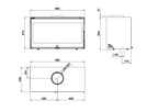 Lacunza Loire 1000 Freestanding Wood Fire - BODY Only
