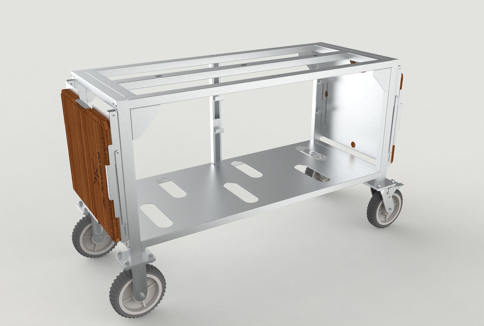 La Parrilla Stand with Wheels and Side Tables
