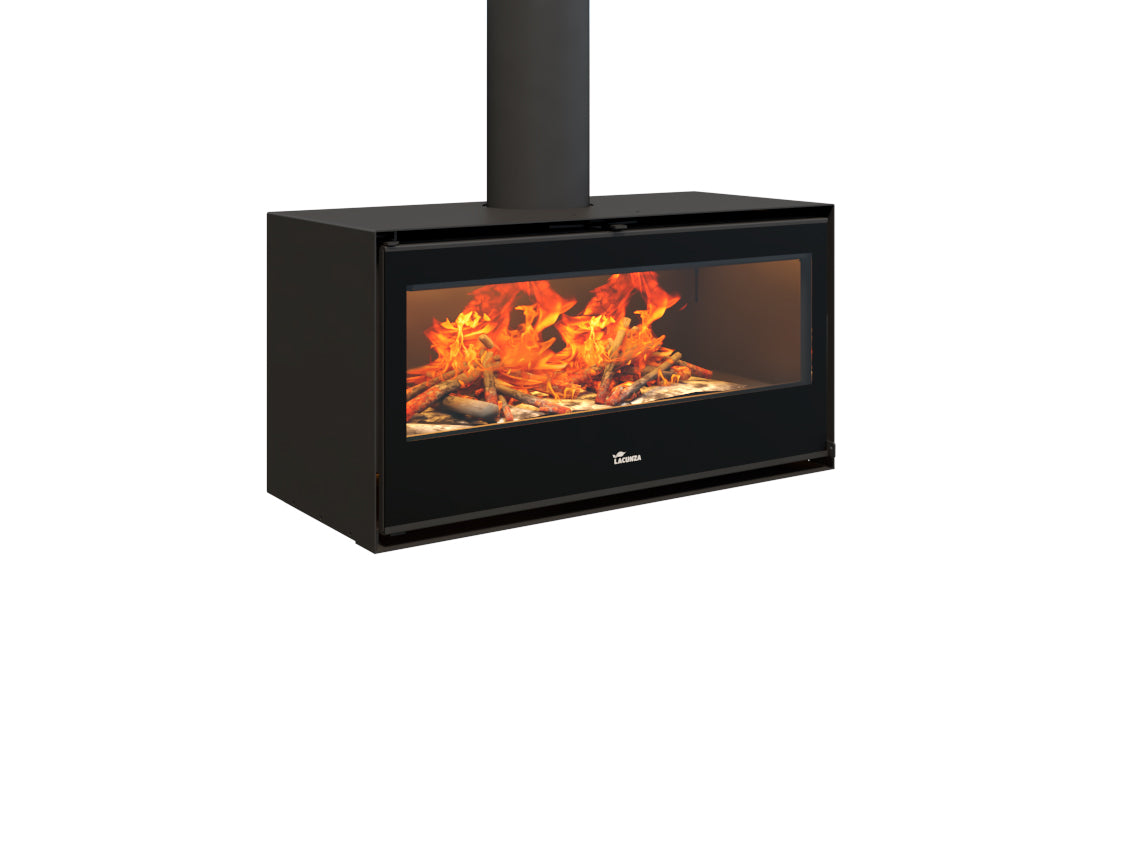 Lacunza Silver 1000 Freestanding Wood Fire - BODY Only