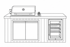Bossworx ODK SS Grill with SS Door