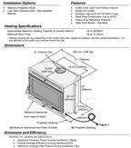 Lopi Flush Wood Large NexGen Firebox