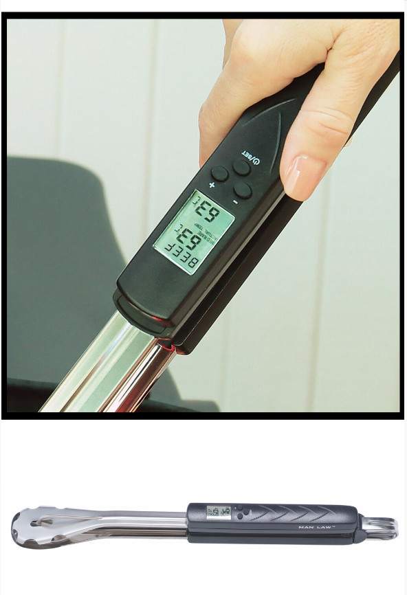 Man-Law Digital BBQ Tongs