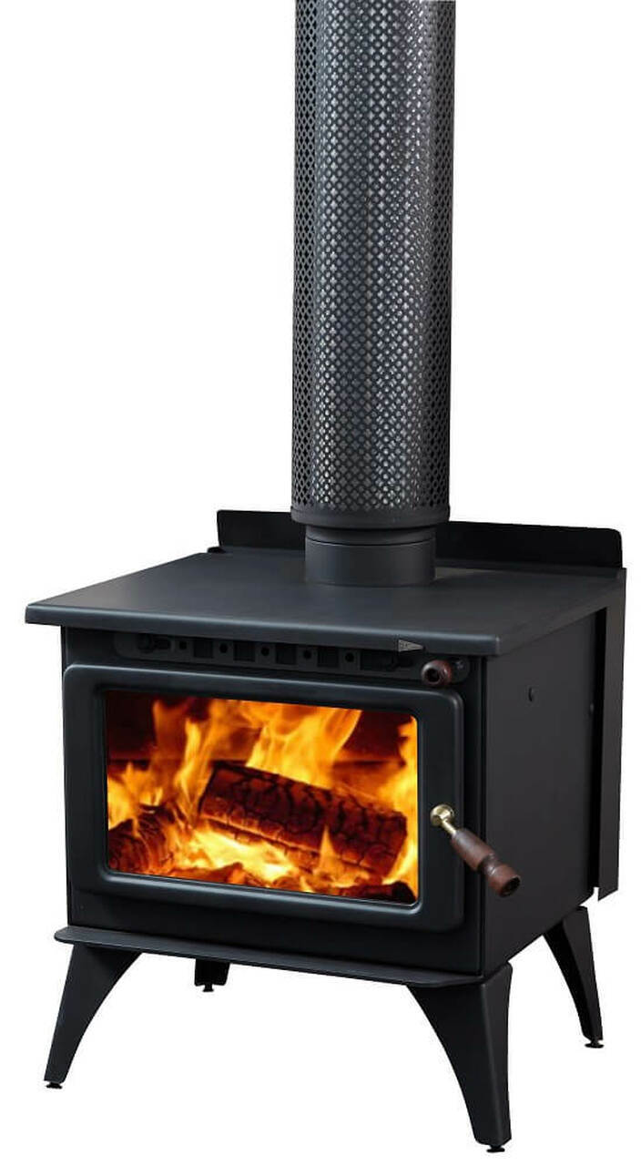 Maxiheat Prime 150 F/S Wood Fire Metallic Black