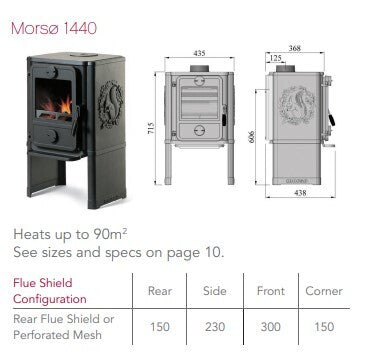 Morso 1440 Freestanding Wood Fire