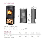 Morso 6143 Freestanding Wood Fire