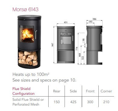 Morso 6143 Freestanding Wood Fire