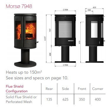 Morso 7948 Freestanding Wood Fire