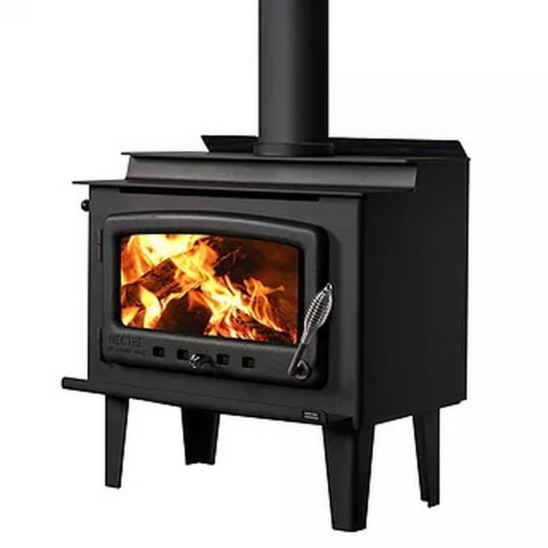 Nectre Mk1 LE Radiant Wood Heater on Legs