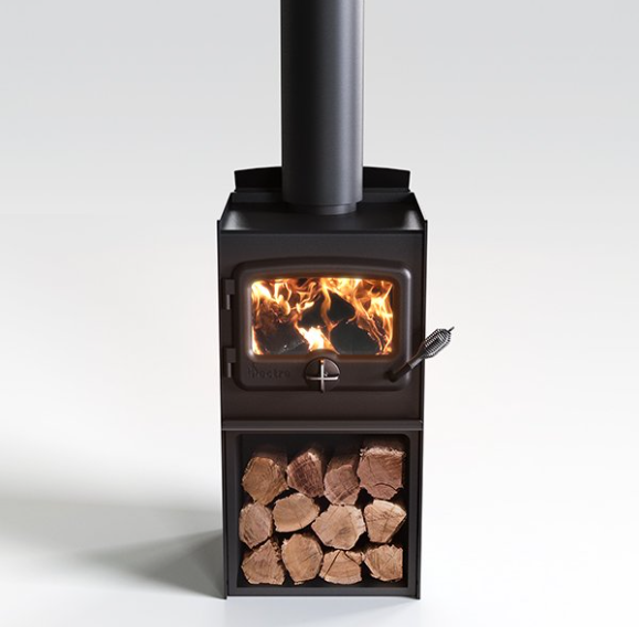 Nectre N15 Wood Fire with Woodstacker