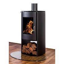 Nectre N60 Radiant/Convection Wood Heater (Curved Sides)