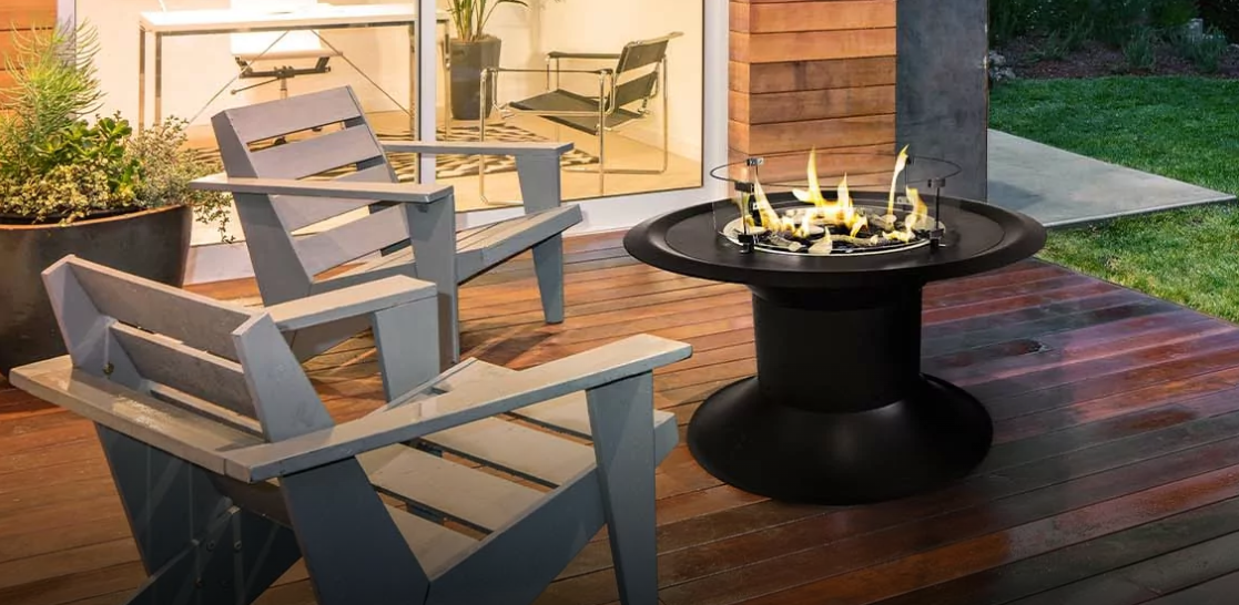 Patio Horizon Onyx - Round Base