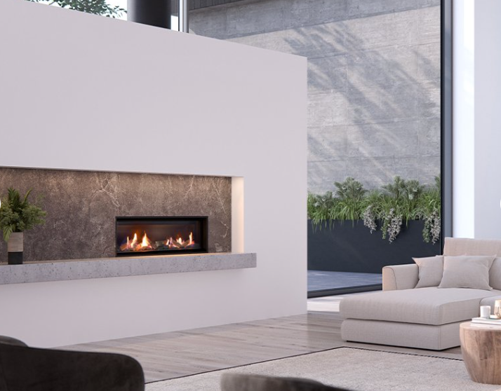 Real Flame Element 900 S/Sided NG/LPG Fireplace