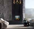 Real Flame Evo 750 Electric Fireplace w Log and Coal Set