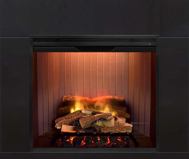 Real Flame Evo 900 Electric Fireplace w Log and Coal Set