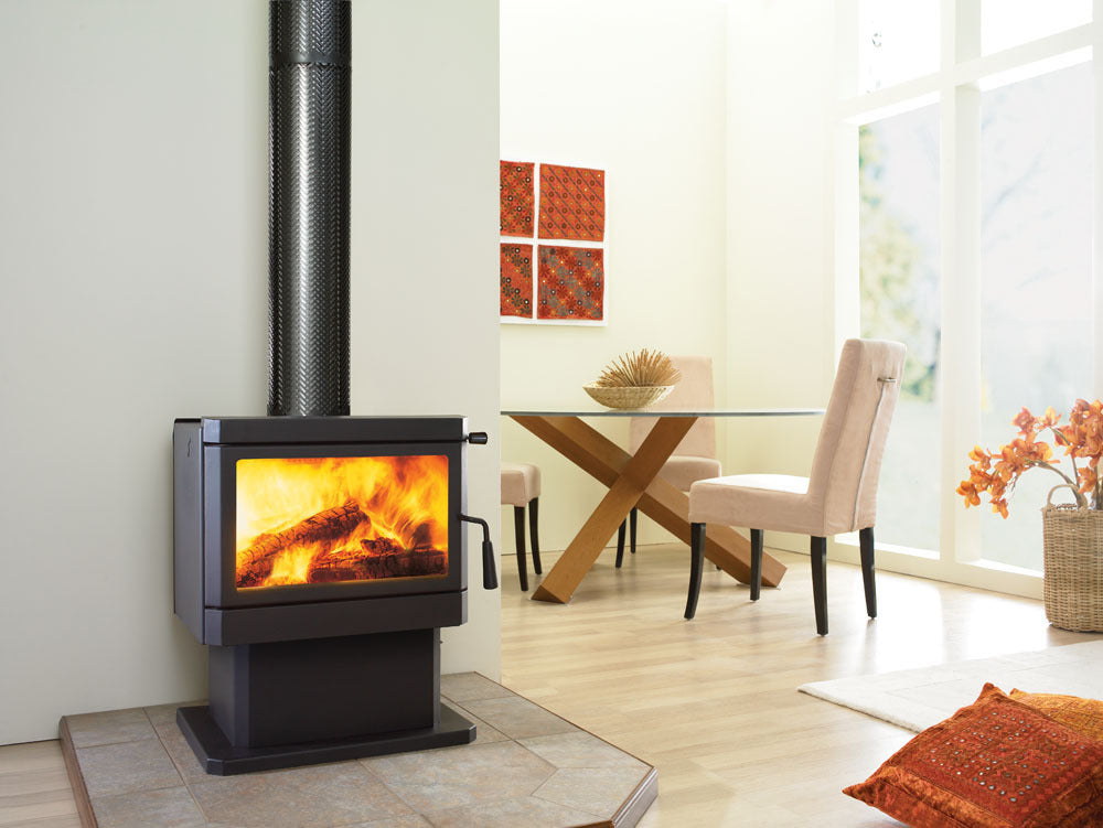Regency Cardinia F150B F/F Wood Fire Black