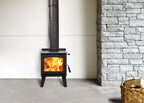 Regency Narrabri F100B F/S Wood Fire Black