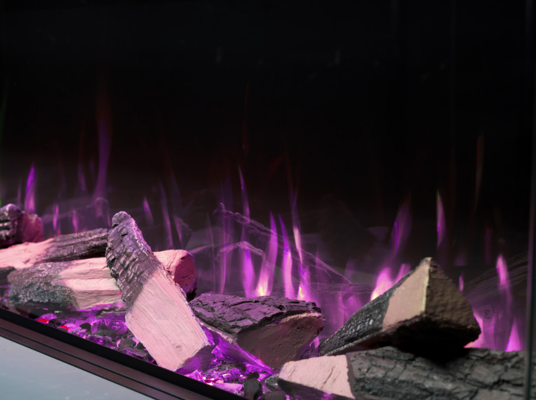 Rinnai ES2200 Electric Fire 1/2/3 Sided Fireplace