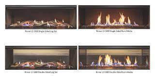 Rinnai LS1000 Double Sided + Log Set - LPG