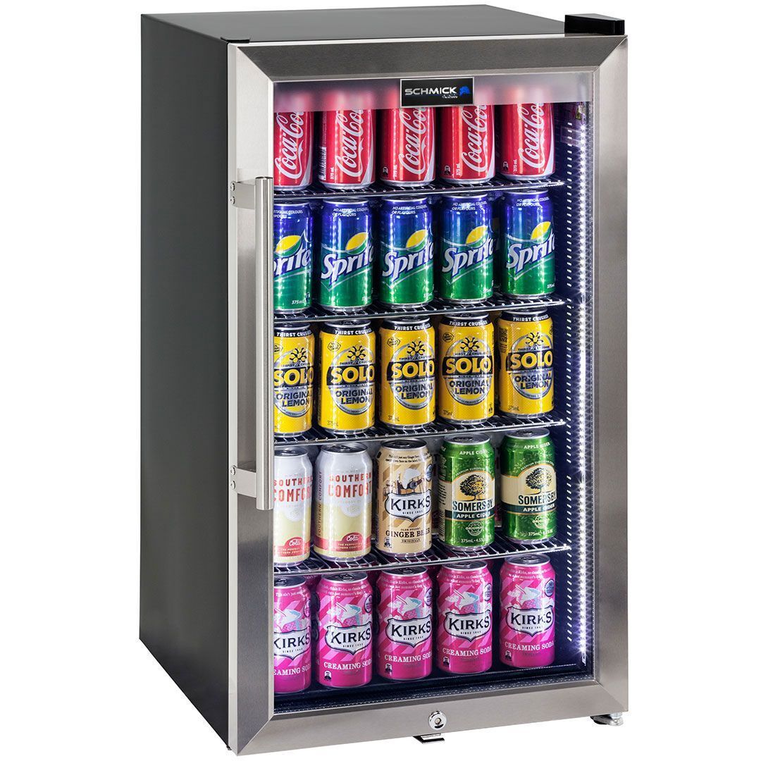 Schmick Hus-sc88-ss Outdoor Triple Glazed Alfresco Bar Fridge - 98l