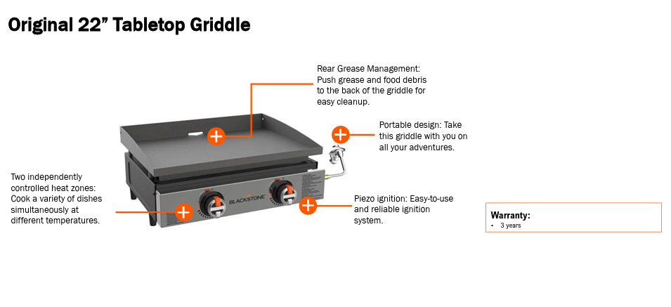 Blackstone 22" Tabletop Griddle