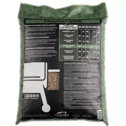 Traeger BBQ Pellets - Mesquite 9KG
