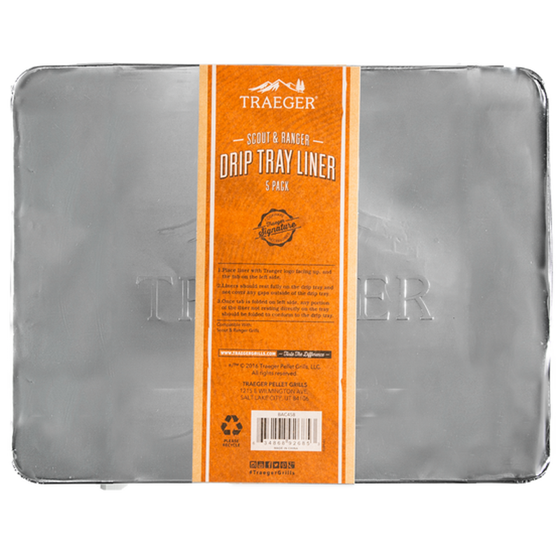 Traeger Drip Tray Liners - 5 Pack - SCOUT & RANGER GRILL